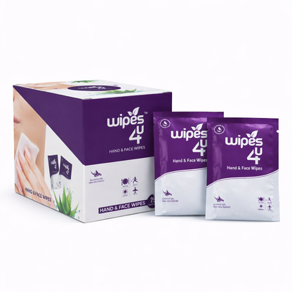 Wipes4u Hand & Facial Wipes (Lavender)