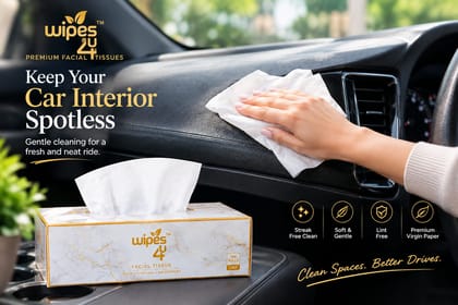 Premium Facial Tissue 100 Pulls (200 Sheets) 4 Packs